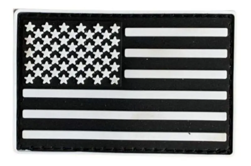 Patch P/ Mochila - Bandeira EUA Black