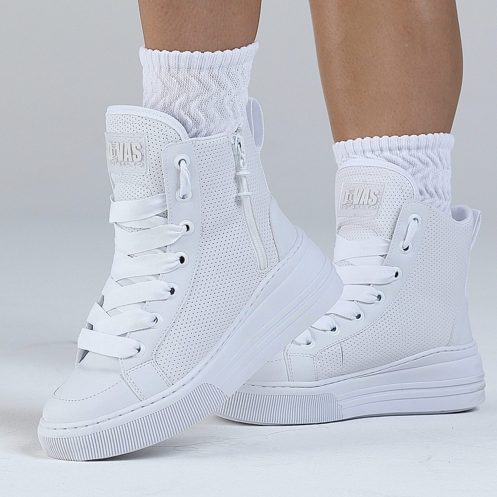 Sneaker Treino Zíper Maromba Branca