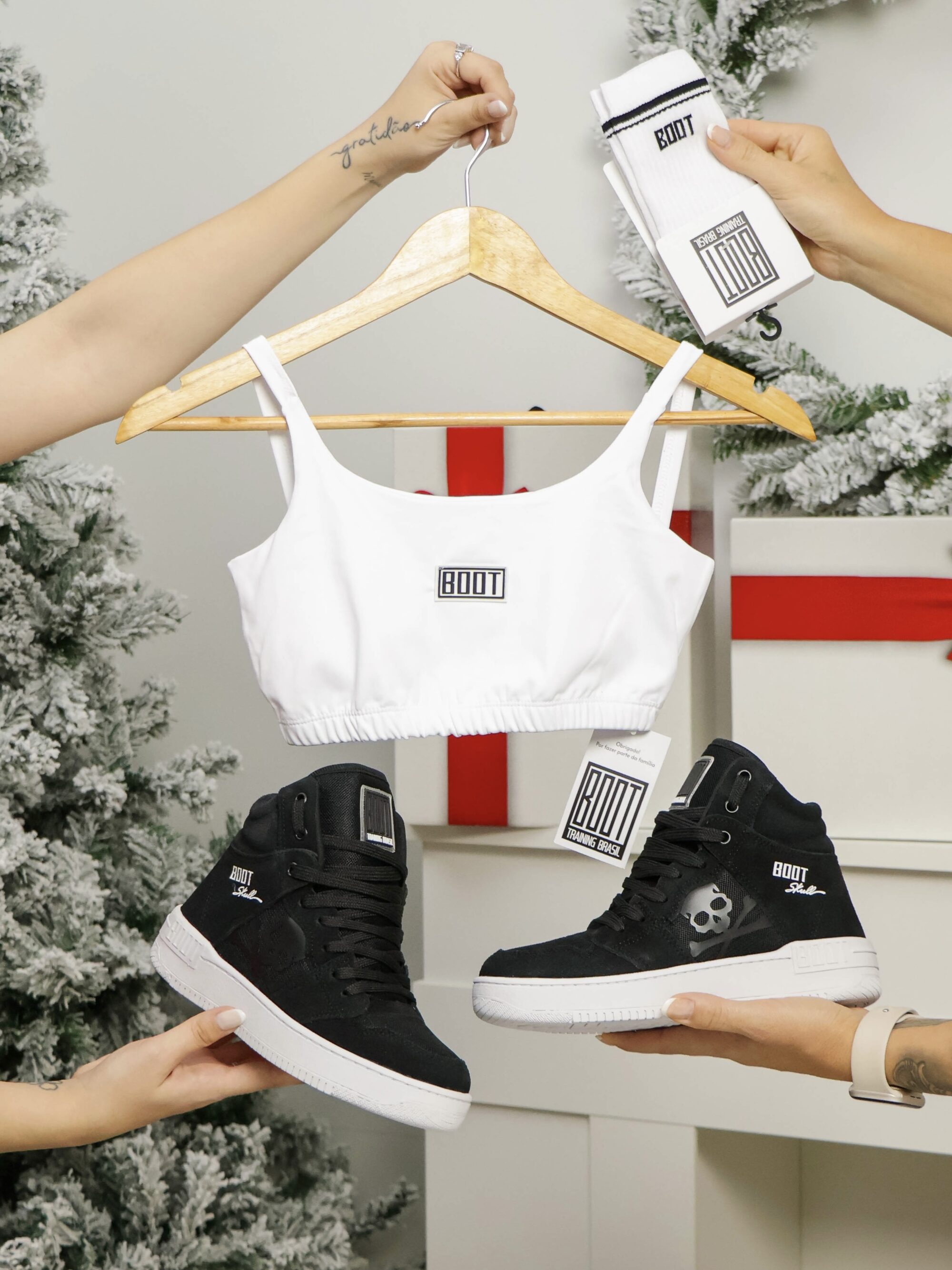 Compre Boot Skull Ganhe Top New e Meia Lançamento